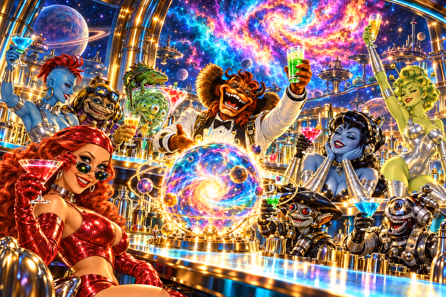 The Big Bang Bar celebration