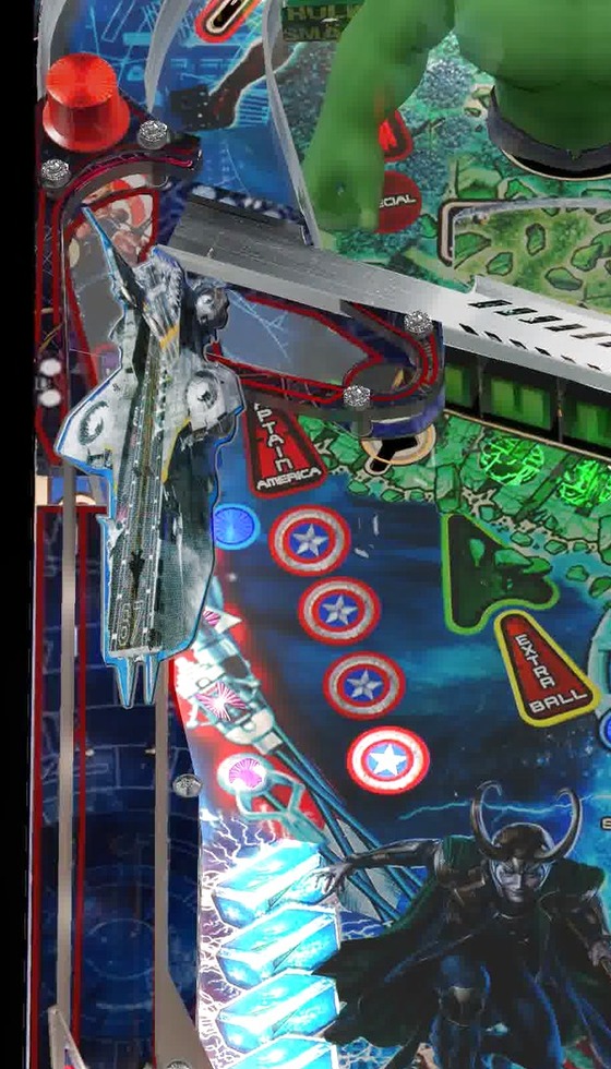 The far-left Hawkeye lane and nearby Captain America lane