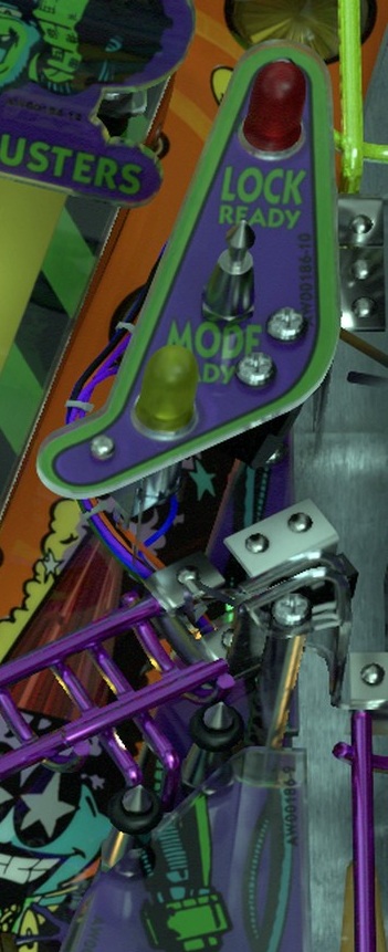 Right Orbit on the installed playfield