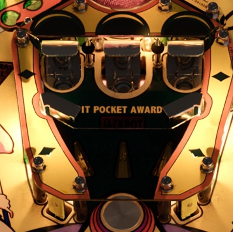 Center Pockets on the cabinet playfield