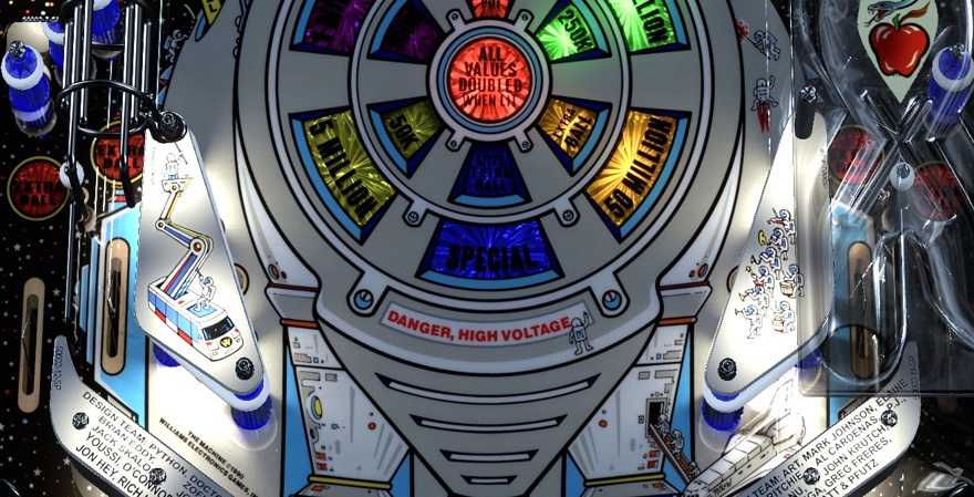 Return Lanes on the installed playfield