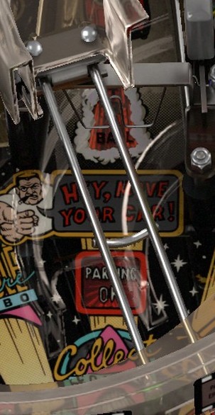 Center shot close-up from the installed Creature from the Black Lagoon playfield
