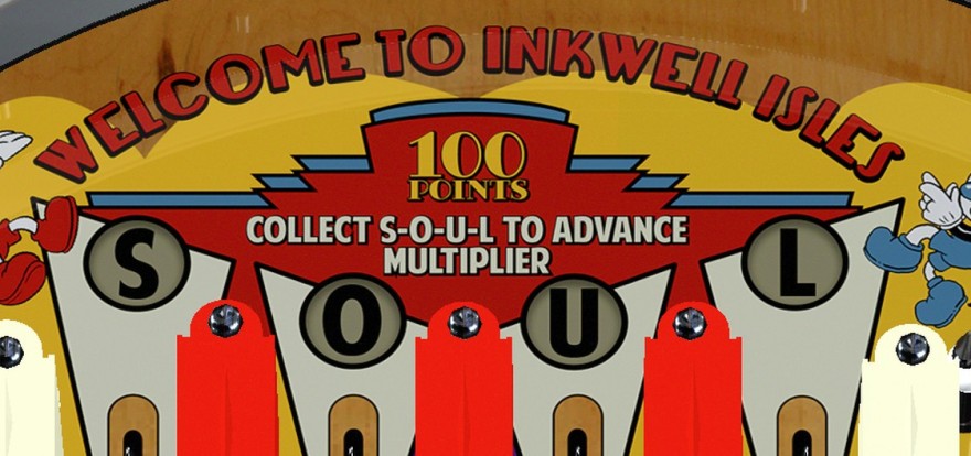 The four S-O-U-L lanes at the top of the table