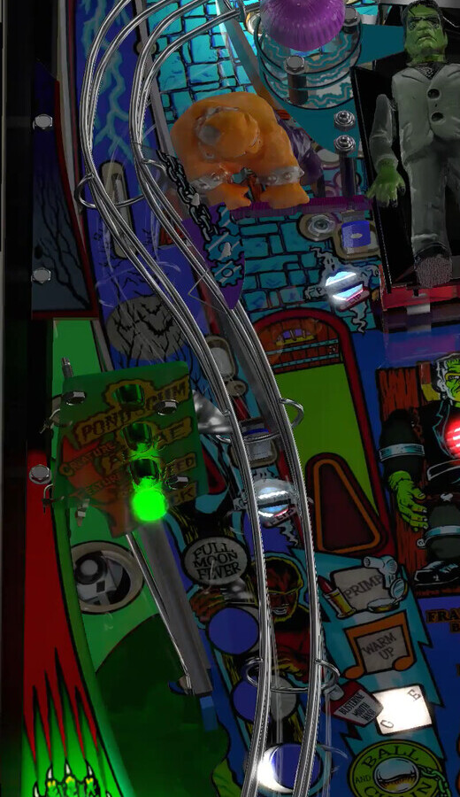 Creature lagoon on the installed playfield