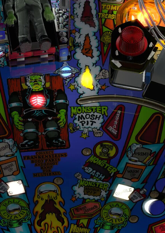Monster scoop near the center