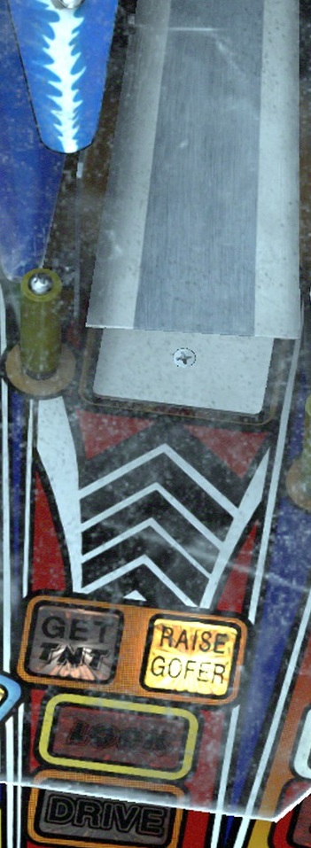 Center Ramp on the installed playfield