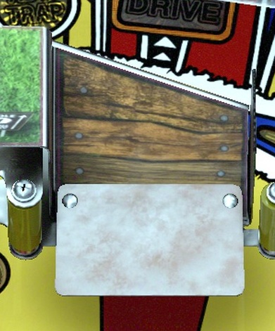 Slam Ramp on the installed playfield