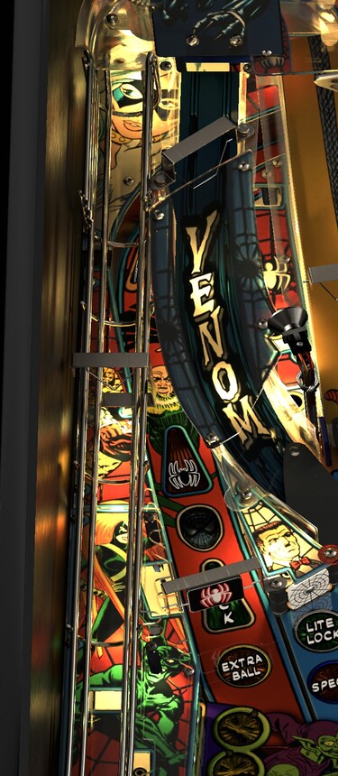 Far-left orbit with spinner
