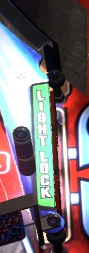 Lock Targets on the installed playfield