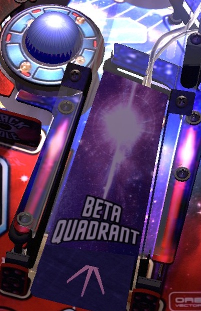 Right Ramp on the installed playfield