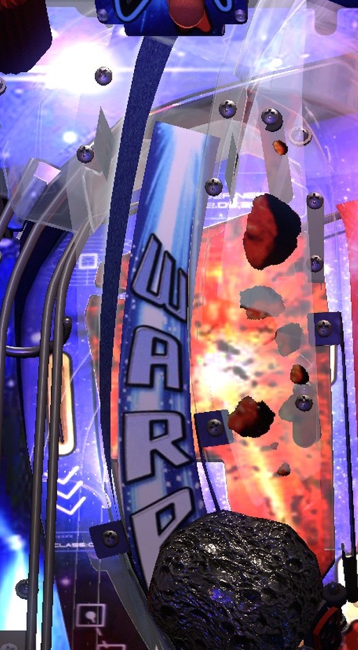 Warp Ramp on the installed playfield