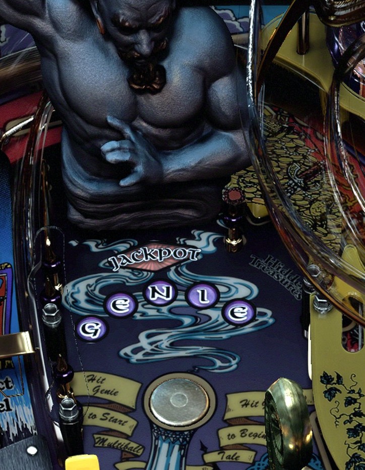 Genie/hidden treasure on the table