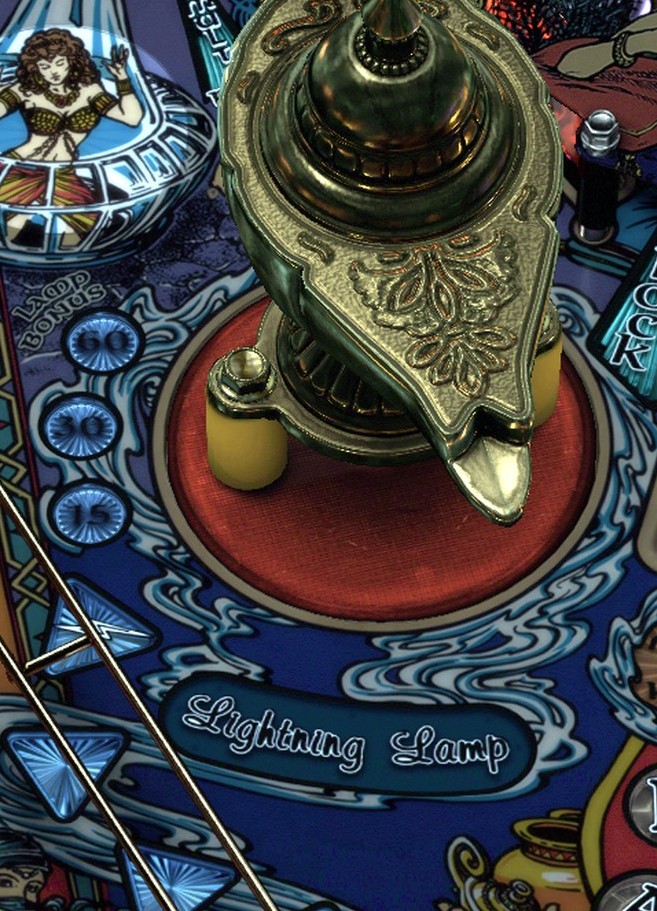 Lamp on the table