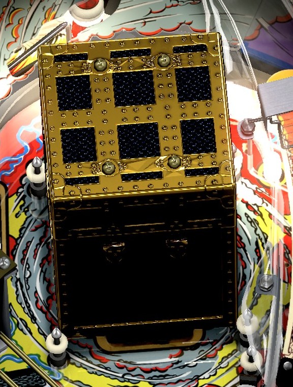 Magic Trunk close-up from the installed Theatre of Magic playfield