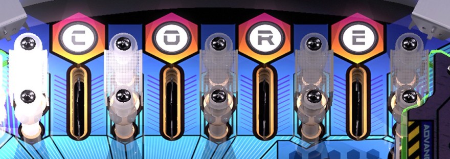 CORE lanes close-up from the installed Total Nuclear Annihilation playfield