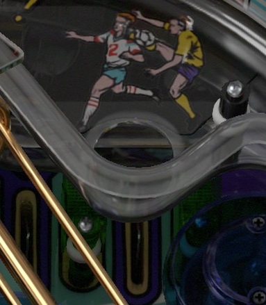 Top Lanes on the installed playfield