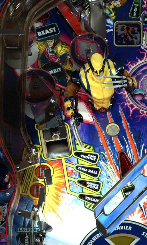 Wolverine figure and shot